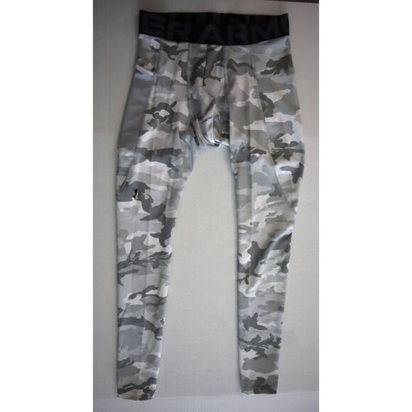 Under Armour 1381747 Mens Sz XL Camo Cold Gear Infrared Compression Leggings - Picture 1 of 13